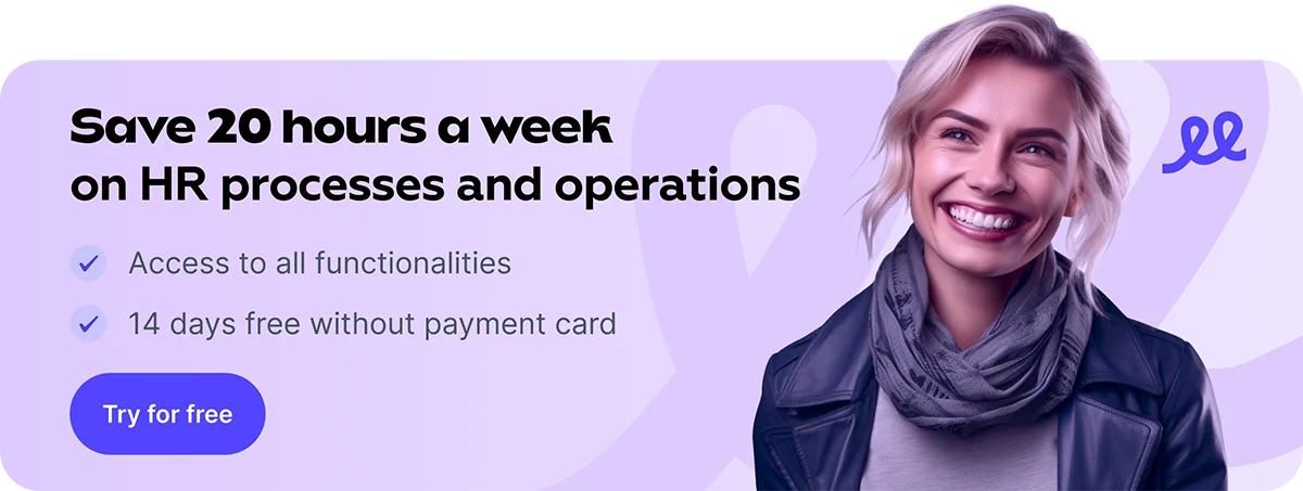 Save 20 hours a week
on HR processes and operations